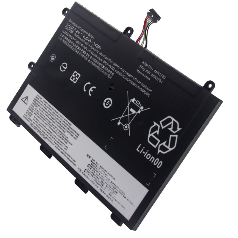 Laptop battery replacement for Lenovo ThinkPad Yoga 11E 45N1750